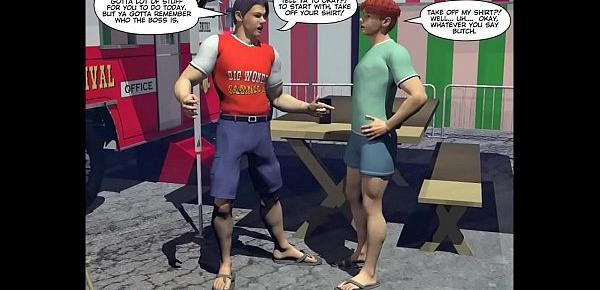  CHARLIE AT THE CARNIVAL 3D Gay World Comics